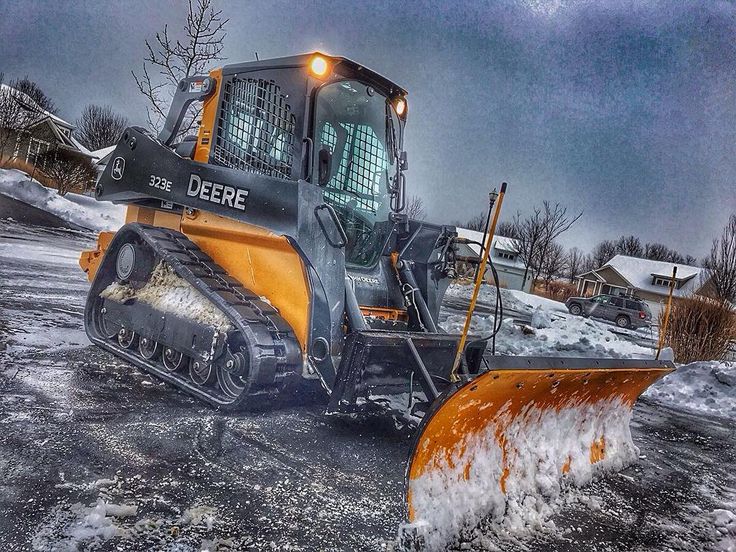 Skid steer snow removal